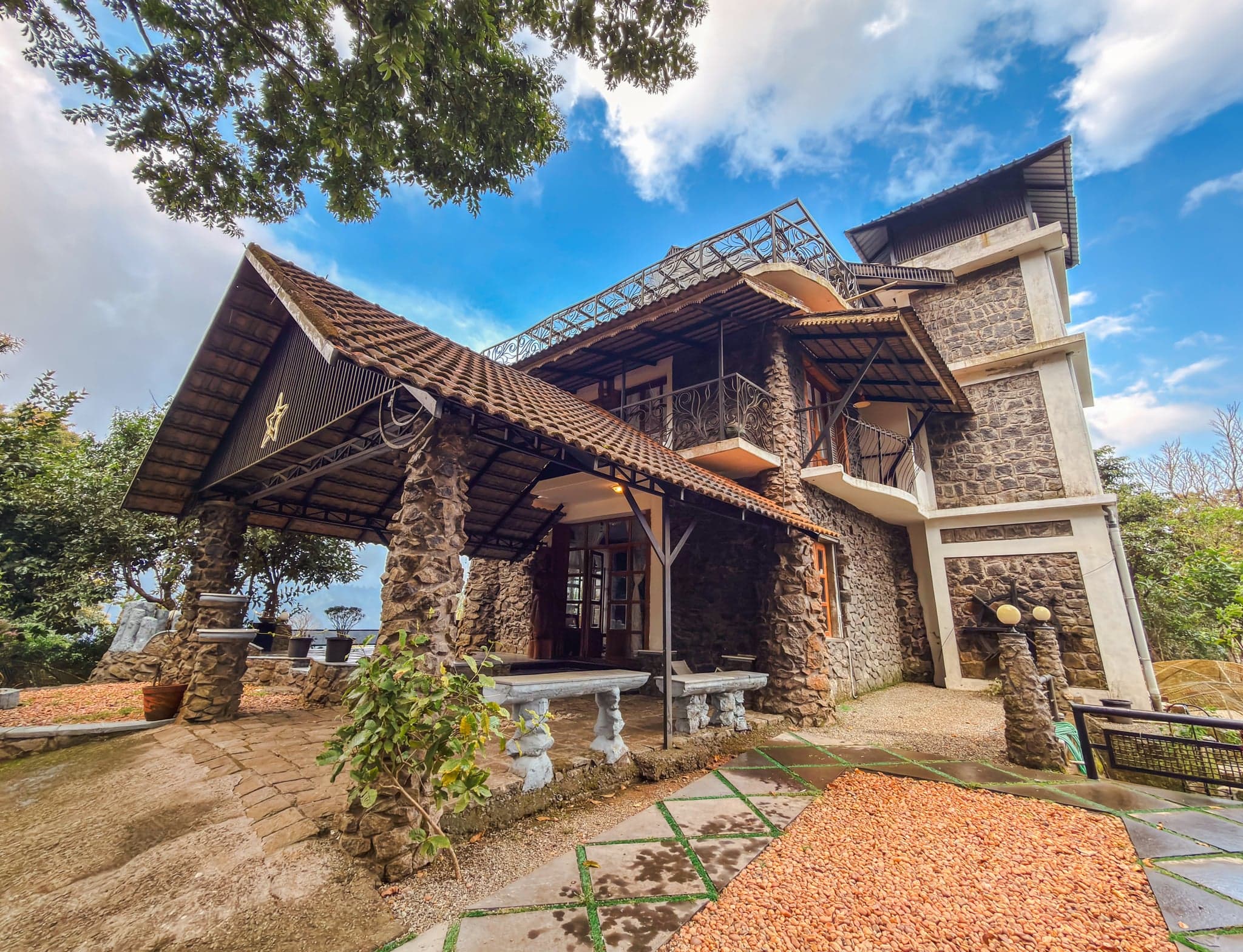 The Sanctuary house from outside at The Sanctuary by Heyday, Panchalimedu, Idukki, Kerala